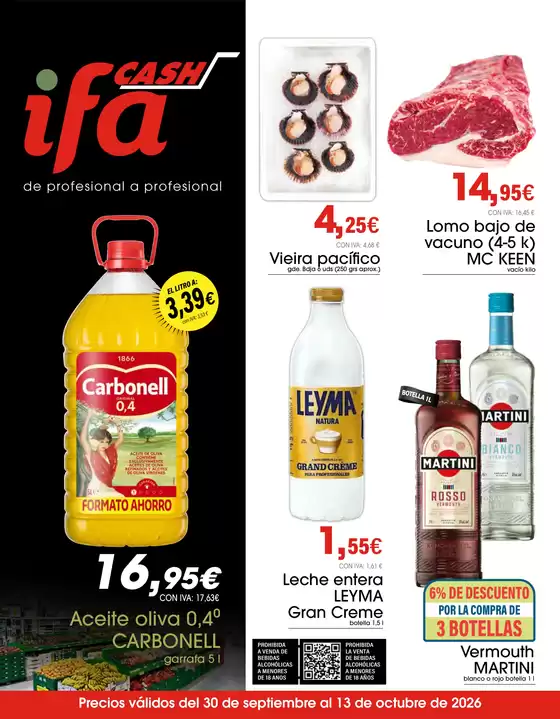 Catálogo Cash Ifa en Lucena | Precios válidos del 30 de septiembre al 13 de octubre de 2026 | 2026-09-30T00:00:00.000Z - 2026-10-13T00:00:00.000Z