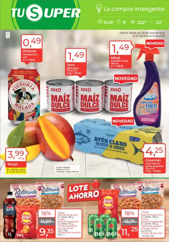 Catálogo Tu Super en Leganés | Oferta válida del 30 de Septiembre al 10 de Octubre de 2026 | 2026-09-30T00:00:00.000Z - 2026-10-10T00:00:00.000Z