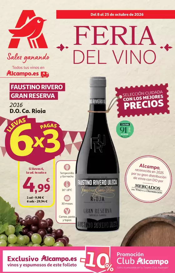 Catálogo Alcampo | Feria Del Vino Castilla y León | 2026-10-08T00:00:00.000Z - 2026-10-25T00:00:00.000Z