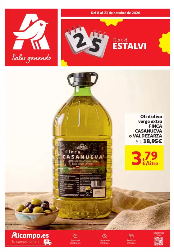 Catálogo Alcampo | Dies D' Estalvi | 2026-10-08T00:00:00.000Z - 2026-10-21T00:00:00.000Z