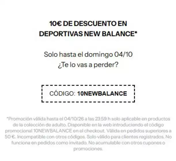 Catálogo Krack | 10€ De Descuento En Deportivas New Balance | 2026-09-30T00:00:00.000Z - 2026-10-04T00:00:00.000Z