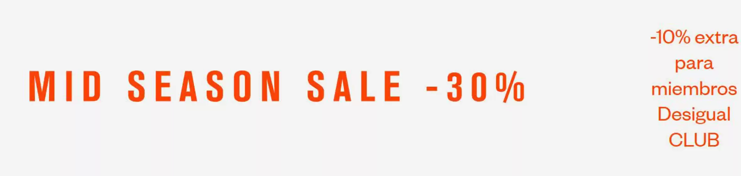 Catálogo Desigual | Mid Season Sale | 2026-09-30T00:00:00.000Z - 2026-10-11T00:00:00.000Z