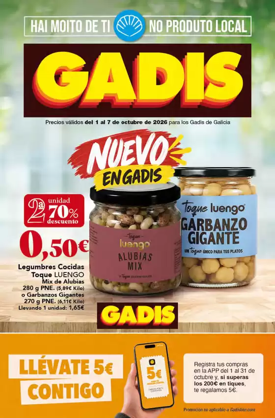 Catálogo Gadis | Precios válidos del 1 al 7 de octubre de 2026 | 2026-10-01T00:00:00.000Z - 2026-10-07T00:00:00.000Z