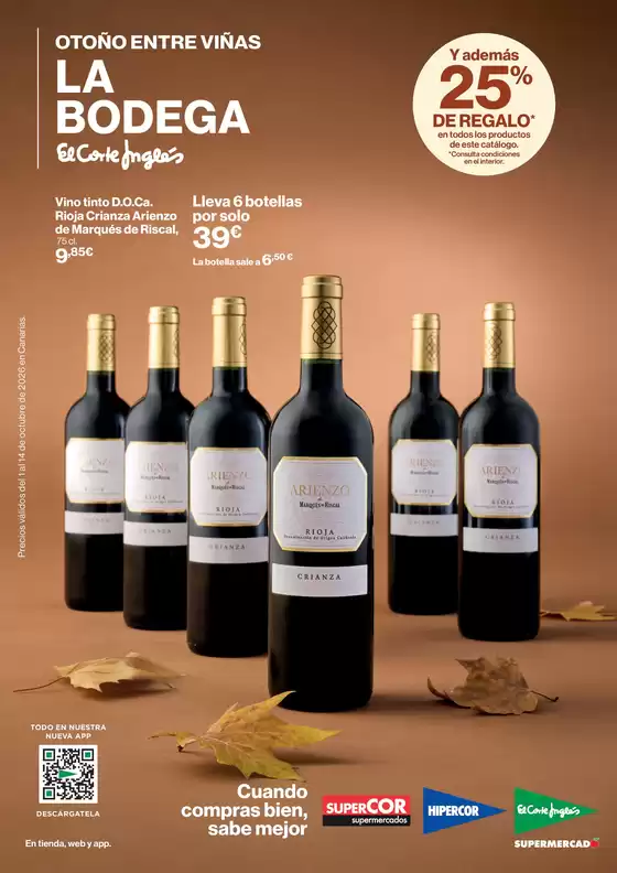 Catálogo Supercor | Otoño Entre Viñas | 2026-10-01T00:00:00.000Z - 2026-10-14T00:00:00.000Z