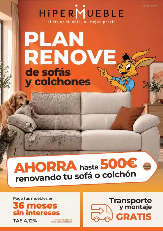 Catálogo Hipermueble | Plan Renove De Sofás Y Colchones | 2026-10-01T00:00:00.000Z - 2026-10-31T00:00:00.000Z