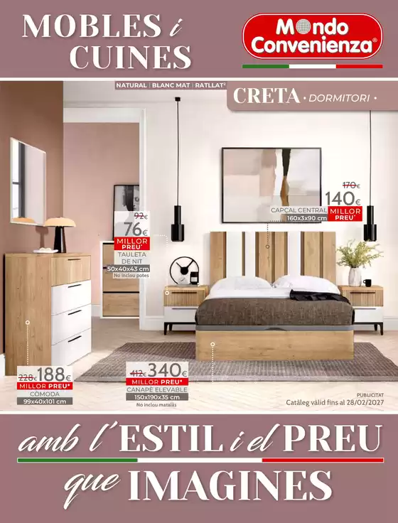 Catálogo Mondo Convenienza | Mobles I Cuines | 2026-10-01T00:00:00.000Z - 2027-02-28T00:00:00.000Z