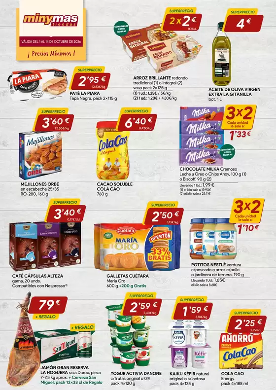 Catálogo minymas | ¡ Precios Mínimos ! | 2026-10-01T00:00:00.000Z - 2026-10-14T00:00:00.000Z