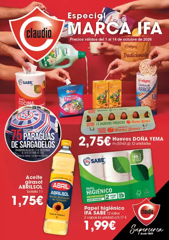 Catálogo Claudio | Precios válidos del 1 al 14 de octubre de 2026 | 2026-10-01T00:00:00.000Z - 2026-10-14T00:00:00.000Z