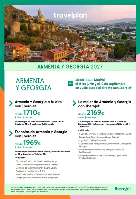 Catálogo Travelplan | Armenia Y Georgia 2027 | 2027-06-13T00:00:00.000Z - 2027-09-12T00:00:00.000Z