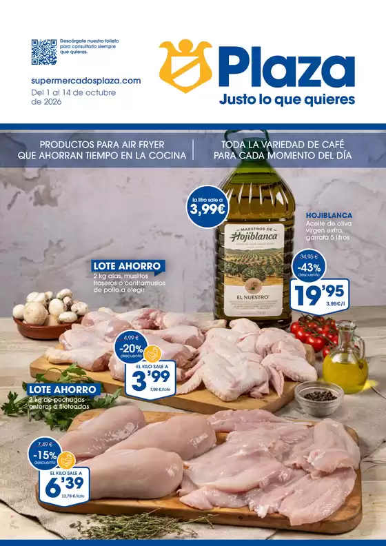 Catálogo Supermercados Plaza | Del 1 al 14 de octubre de 2026 | 2026-10-01T00:00:00.000Z - 2026-10-14T00:00:00.000Z