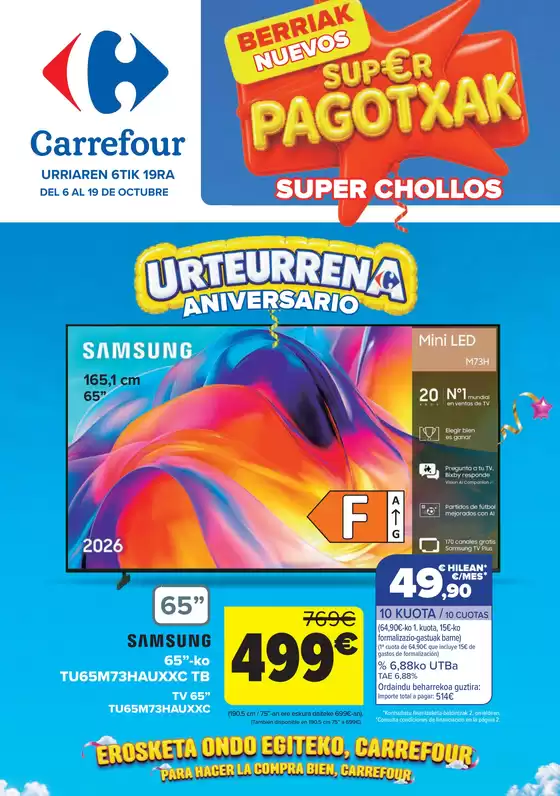 Catálogo Carrefour en Urduliz | CHOLLOS II | 2026-10-06T00:00:00.000Z - 2026-10-19T00:00:00.000Z