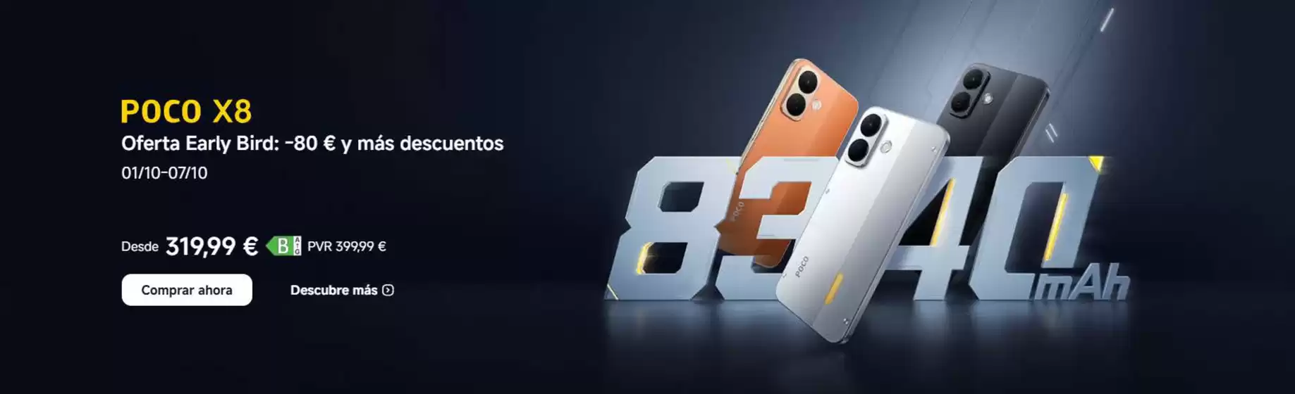 Catálogo Xiaomi | POCO X8 | 2026-10-01T00:00:00.000Z - 2026-10-07T00:00:00.000Z