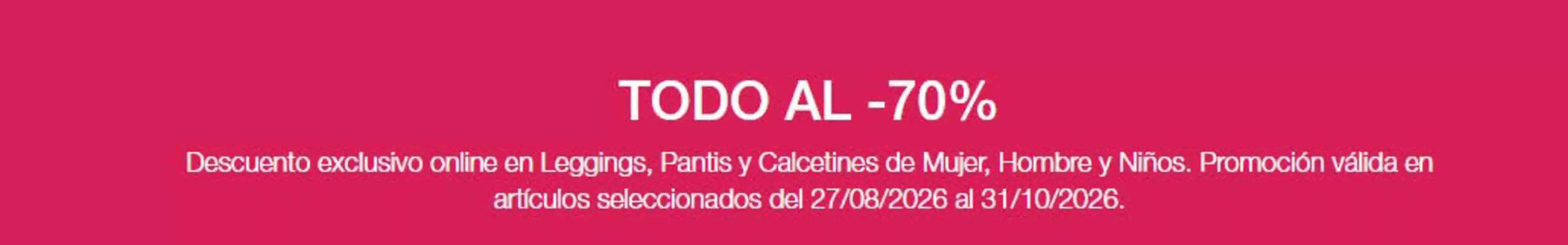 Catálogo Calzedonia | Todo Al -70% | 2026-10-01T00:00:00.000Z - 2026-10-31T00:00:00.000Z