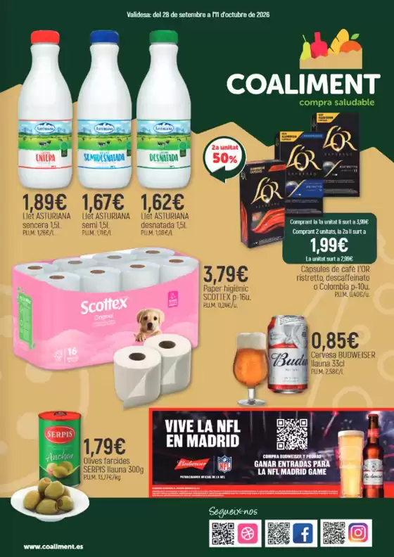 Catálogo Coaliment | Del 28 de setembre a I'II d'octubre de 2026 | 2026-10-02T00:00:00.000Z - 2026-10-11T00:00:00.000Z