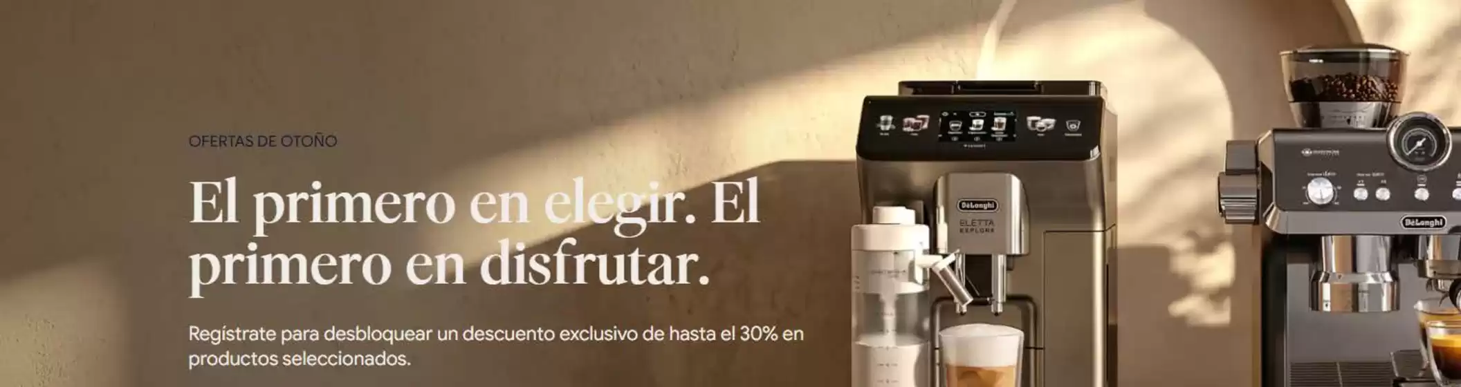Catálogo De'Longhi | Ofertas De Otoño | 2026-10-02T00:00:00.000Z - 2026-10-15T00:00:00.000Z