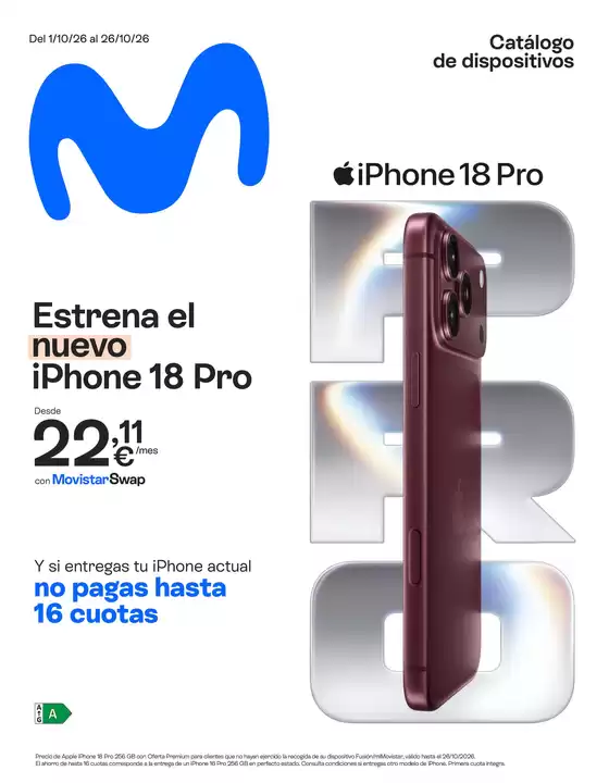 Catálogo Movistar en Doñinos de Salamanca | Del 1/10/26 al 26/10/26 | 2026-10-02T00:00:00.000Z - 2026-10-26T00:00:00.000Z