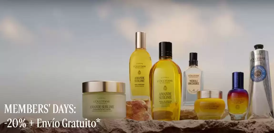 Catálogo L'Occitane en Vimianzo | -20% + Envío Gratuito | 2026-10-02T00:00:00.000Z - 2026-10-15T00:00:00.000Z