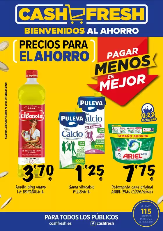 Catálogo Cash Fresh | Precios Para El Ahorro | 2026-09-28T00:00:00.000Z - 2026-10-29T00:00:00.000Z