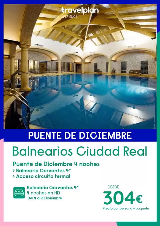 Catálogo Travelplan en Masnou | Balnearios Ciudad Real | 2026-12-04T00:00:00.000Z - 2026-12-08T00:00:00.000Z