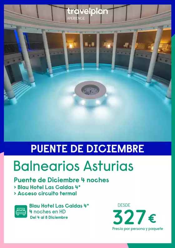 Catálogo Travelplan en Masnou | Balnearios Asturias | 2026-12-04T00:00:00.000Z - 2026-12-08T00:00:00.000Z