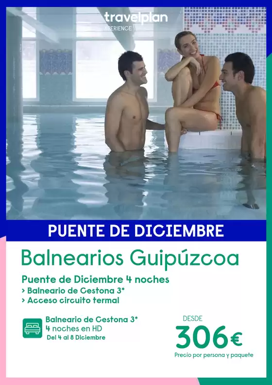 Catálogo Travelplan en Masnou | Balnearios Guipúzcoa | 2026-12-04T00:00:00.000Z - 2026-12-08T00:00:00.000Z