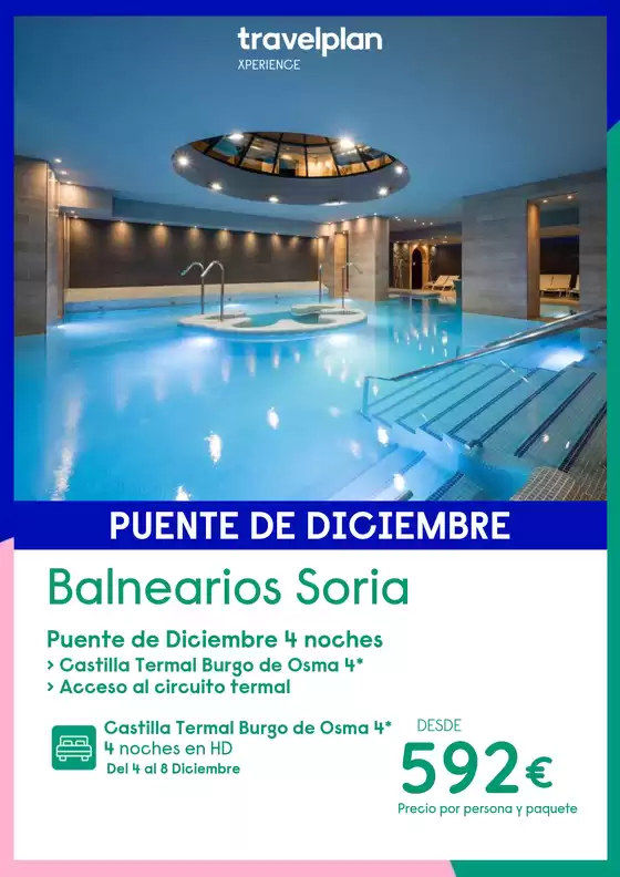 Catálogo Travelplan en Masnou | Balnearios Soria | 2026-12-04T00:00:00.000Z - 2026-12-08T00:00:00.000Z