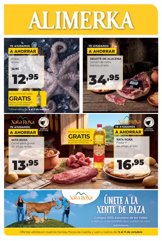 Catálogo Alimerka | Semanal del 5 al 11 de octubre Castilla y León | 2026-10-05T00:00:00.000Z - 2026-10-11T00:00:00.000Z
