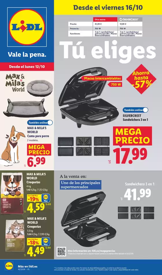 Catálogo Lidl en Seseña | ¡Bazar Lidl!- Ofertas válidas del 12/10 al 18/10 | 2026-10-12T00:00:00.000Z - 2026-10-18T00:00:00.000Z