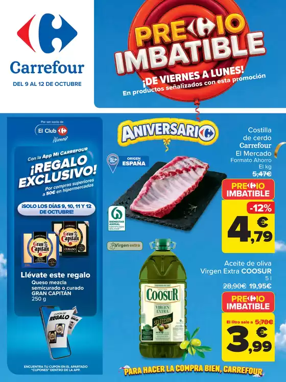 Catálogo Carrefour en Quéntar | PRECIO IMBATIBLE | 2026-10-09T00:00:00.000Z - 2026-10-12T00:00:00.000Z