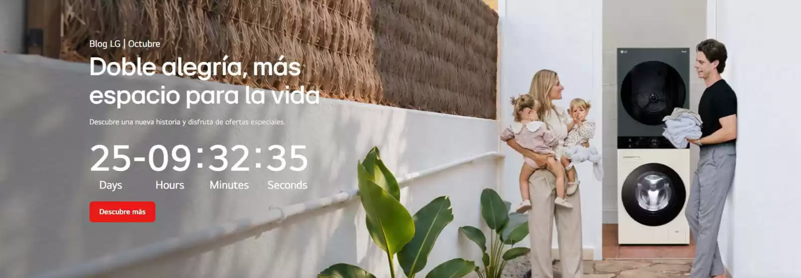 Catálogo LG en Villa de Mazo | Doble alegría, más espacio para la vida | 2026-10-06T00:00:00.000Z - 2026-10-31T00:00:00.000Z