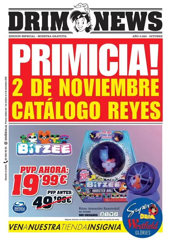 Catálogo DRIM en Inca | Catálogo DRIM | 2026-10-01T00:00:00.000Z - 2026-11-02T00:00:00.000Z