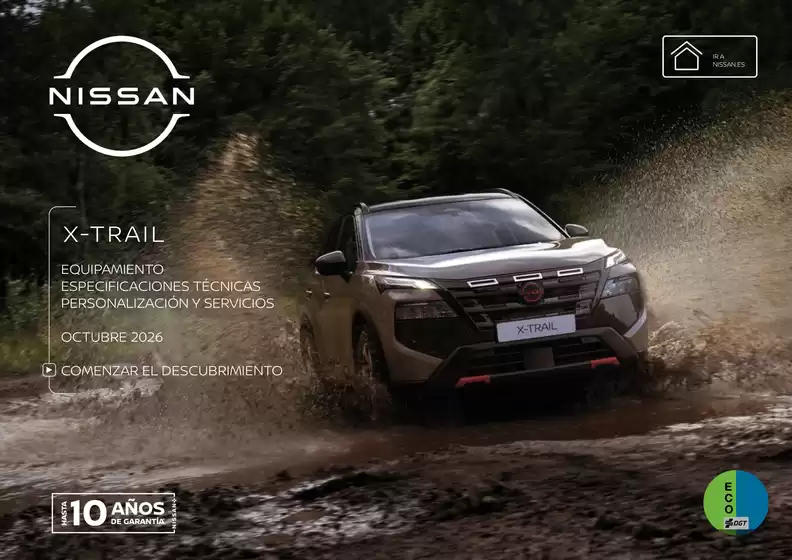 Catálogo Nissan en Ávila | Equipamiento Especificaciones Técnicas Personalización Y Servicios X-Trail | 2026-10-01T00:00:00.000Z - 2026-10-31T00:00:00.000Z
