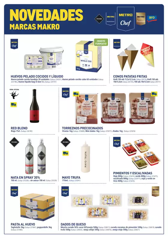 Catálogo Makro | Novedades de Marcas Makro del mes Península | 2026-10-07T00:00:00.000Z - 2026-10-31T00:00:00.000Z
