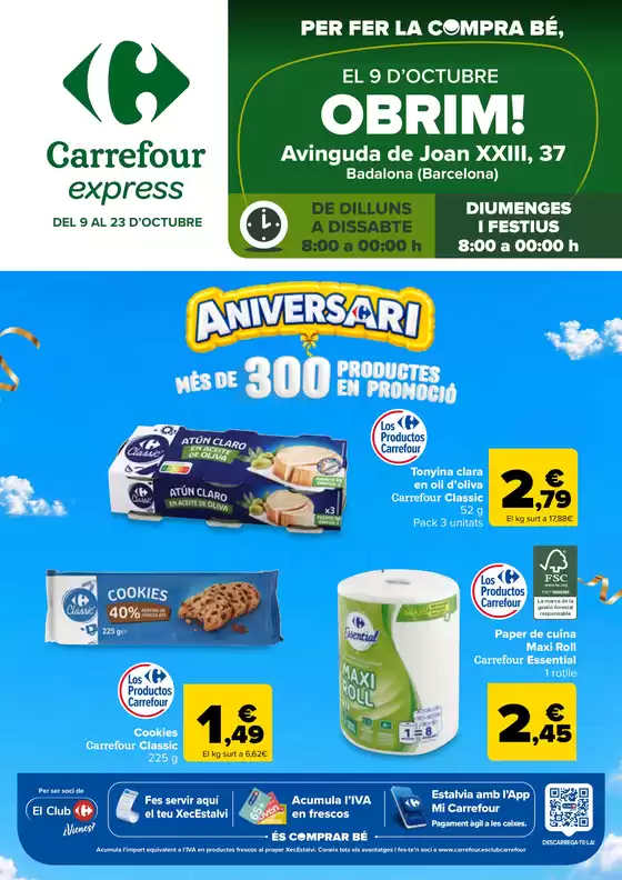 Catálogo Carrefour Express | Obrim! | 2026-10-09T00:00:00.000Z - 2026-10-23T00:00:00.000Z
