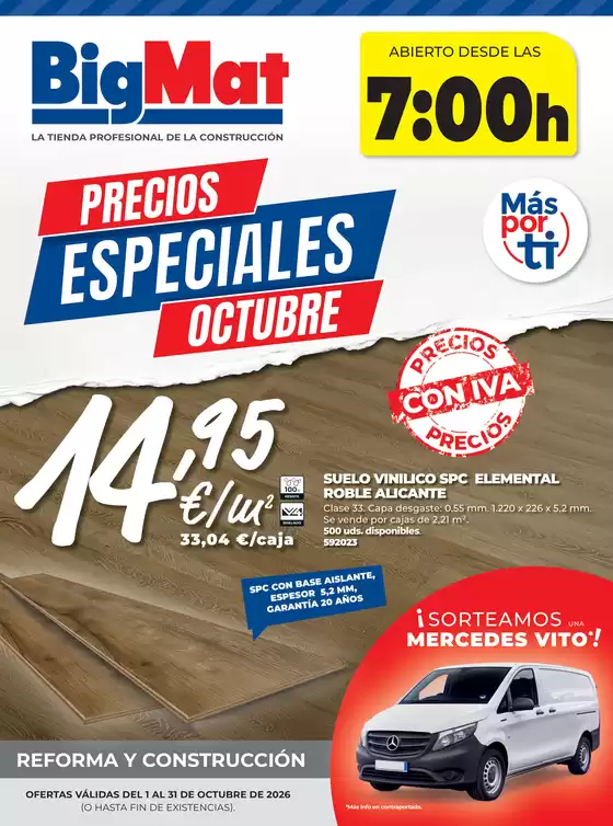 Catálogo Bigmat - La Plataforma | Precios Especiales Octubre | 2026-10-07T00:00:00.000Z - 2026-10-31T00:00:00.000Z