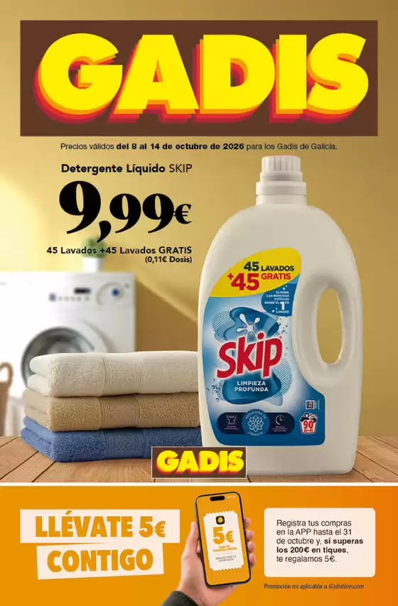 Catálogo Gadis en Aranjuez | Precios válidos del 8 al 14 de octubre de 2026 para los Gadis de Galicia. | 2026-10-08T00:00:00.000Z - 2026-10-14T00:00:00.000Z