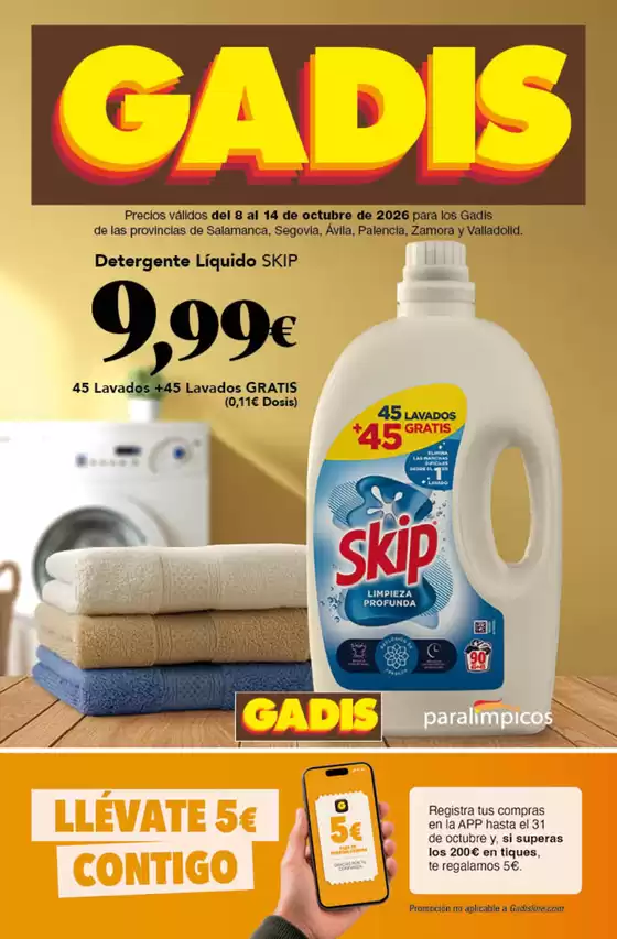 Catálogo Gadis en Aranjuez | Precios válidos del 8 al 14 de octubre de 2026 | 2026-10-08T00:00:00.000Z - 2026-10-14T00:00:00.000Z