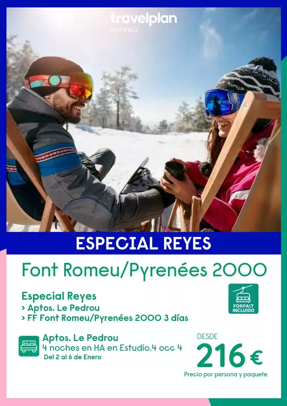 Catálogo Travelplan | Font Romeu/Pyrenées 2000 | 2027-01-02T00:00:00.000Z - 2027-01-06T00:00:00.000Z