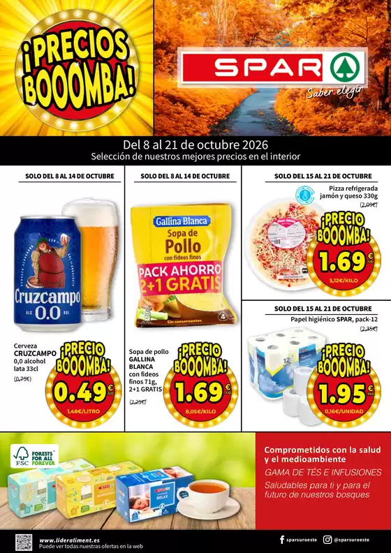 Catálogo SPAR en Carmona | Del 8 al 21 de octubre 2026 | 2026-10-08T00:00:00.000Z - 2026-10-21T00:00:00.000Z