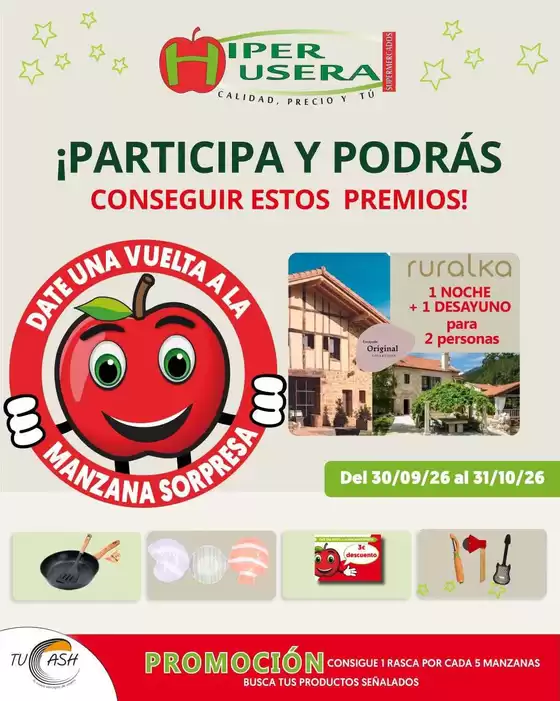 Catálogo Hiper Usera | ¡Participa Y Podrás Conseguir Estos Premios! | 2026-09-30T00:00:00.000Z - 2026-10-31T00:00:00.000Z