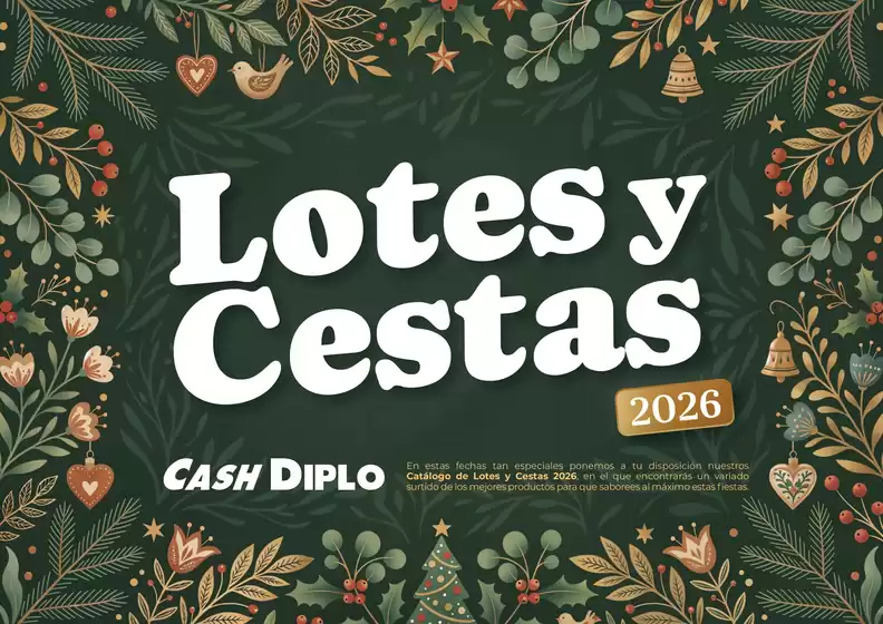 Catálogo CashDiplo | Lotes y Cestas Canarias - 2026 | 2026-10-09T00:00:00.000Z - 2026-12-31T00:00:00.000Z