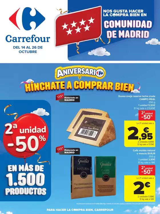 Catálogo Carrefour en Colmenar Viejo | REGIONAL (Articulos locales de Alimentación, dulces, bebidas) | 2026-10-14T00:00:00.000Z - 2026-10-26T00:00:00.000Z