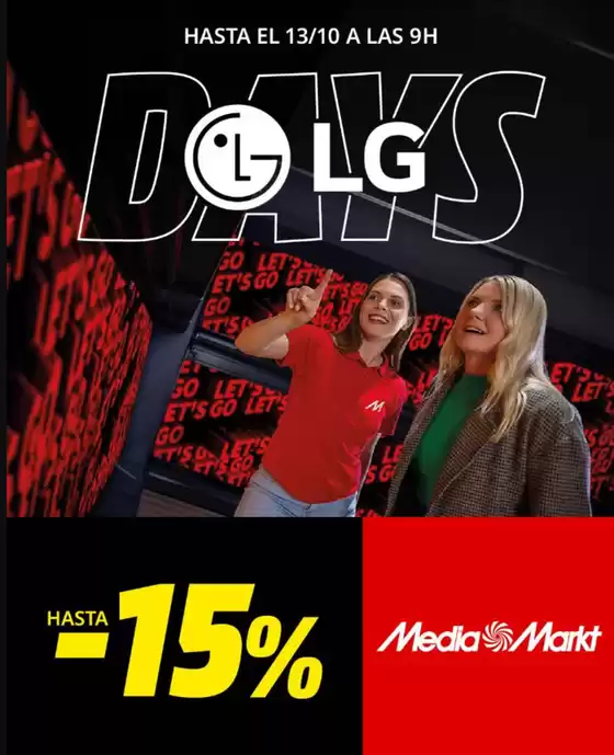 Catálogo MediaMarkt | LG Days | 2026-10-09T00:00:00.000Z - 2026-10-13T00:00:00.000Z