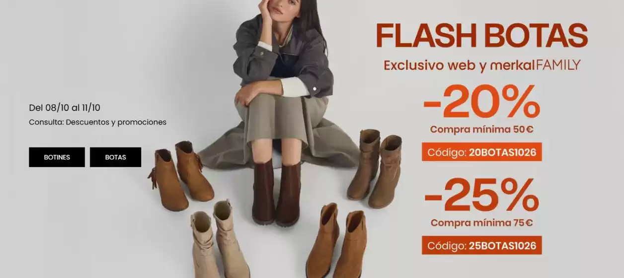 Catálogo Merkal | Flash Botas | 2026-10-09T00:00:00.000Z - 2026-10-11T00:00:00.000Z