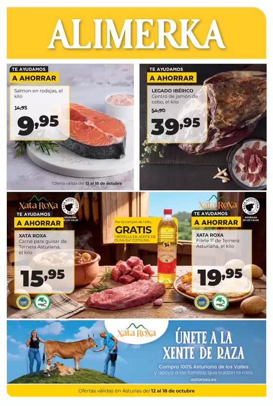 Catálogo Alimerka | Semanal del 12 al 18 de octubre Asturias | 2026-10-12T00:00:00.000Z - 2026-10-18T00:00:00.000Z