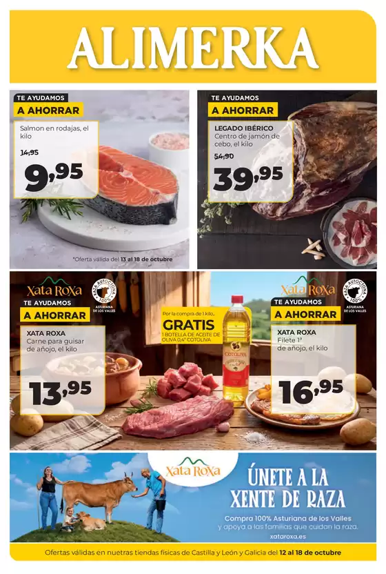 Catálogo Alimerka | Semanal del 12 al 18 de octubre Castilla y León | 2026-10-12T00:00:00.000Z - 2026-10-18T00:00:00.000Z