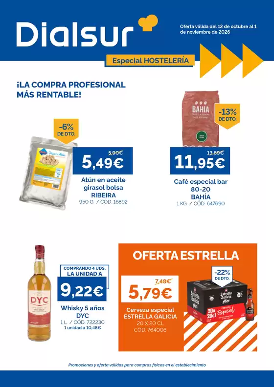 Catálogo Dialsur Cash & Carry | ¡La Compra Profesional Más Rentable! | 2026-10-12T00:00:00.000Z - 2026-11-01T00:00:00.000Z