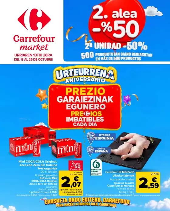 Catálogo Carrefour Market | 2. alea -50% | 2026-10-13T00:00:00.000Z - 2026-10-26T00:00:00.000Z