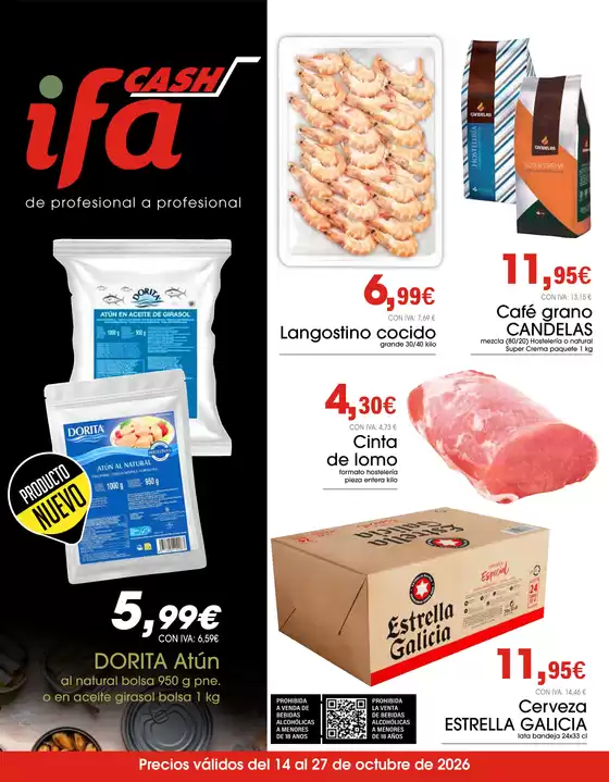 Catálogo Cash Ifa | Precios válidos del 14 al 27 de octubre de 2026 | 2026-10-14T00:00:00.000Z - 2026-10-27T00:00:00.000Z