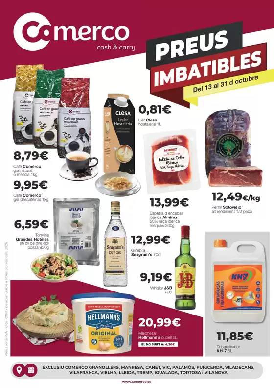 Catálogo Comerco Cash & Carry | Preus Imbatibles | 2026-10-13T00:00:00.000Z - 2026-10-31T00:00:00.000Z